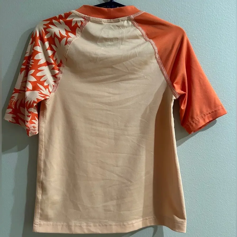 REI Kids Orange Swim Rash Guard
